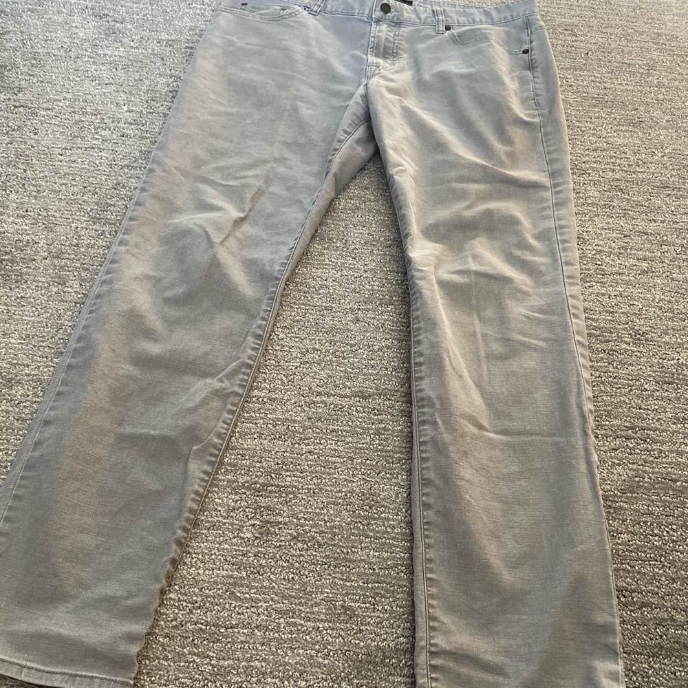 Mens Light Gray Skinny Aeropostale Jeans 38x32